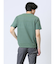 リンクスパネルボーダー Vネック半袖Tシャツ