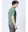 リンクスパネルボーダー Vネック半袖Tシャツ