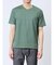 リンクスパネルボーダー Vネック半袖Tシャツ