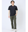 リンクスパネルボーダー Vネック半袖Tシャツ