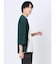 5分袖 梨地カーディガン&半袖Tシャツ アンサンブル
