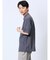 TechLinen バンドカラー半袖シャツ