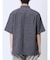 TechLinen バンドカラー半袖シャツ