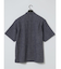TechLinen バンドカラー半袖シャツ