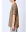 リンクス縦柄 フェイクVネック半袖Tシャツ