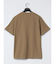 リンクス縦柄 フェイクVネック半袖Tシャツ