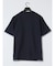 リンクス縦柄 フェイクVネック半袖Tシャツ