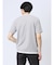 さまになる フェイクレイヤード キーネック半袖Tシャツ