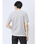 さまになる フェイクレイヤード キーネック半袖Tシャツ