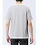 さまになる フェイクレイヤード キーネック半袖Tシャツ