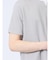 さまになる フェイクレイヤード キーネック半袖Tシャツ