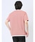 さまになる フェイクレイヤード キーネック半袖Tシャツ