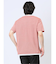 さまになる フェイクレイヤード キーネック半袖Tシャツ