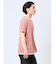 さまになる フェイクレイヤード キーネック半袖Tシャツ