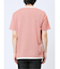 さまになる フェイクレイヤード キーネック半袖Tシャツ
