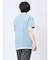 さまになる フェイクレイヤード キーネック半袖Tシャツ
