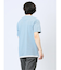 さまになる フェイクレイヤード キーネック半袖Tシャツ