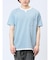 さまになる フェイクレイヤード キーネック半袖Tシャツ