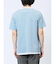 さまになる フェイクレイヤード キーネック半袖Tシャツ