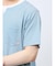 さまになる フェイクレイヤード キーネック半袖Tシャツ