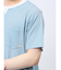 さまになる フェイクレイヤード キーネック半袖Tシャツ
