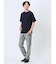 ふくれジャガード クルーネック半袖Tシャツ