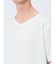 ふくれジャガード Vネック半袖Tシャツ