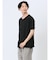 ふくれジャガード Vネック半袖Tシャツ