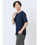 ふくれジャガード Vネック半袖Tシャツ