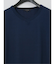 ふくれジャガード Vネック半袖Tシャツ
