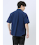 ストレッチ楊柳 ボタンダウン半袖シャツ