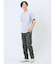 杢ワッフル クルーネック半袖Tシャツ