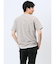 梨地 フェイククルーネック半袖Tシャツ