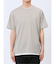 梨地 フェイククルーネック半袖Tシャツ