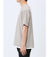 梨地 フェイククルーネック半袖Tシャツ