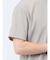 梨地 フェイククルーネック半袖Tシャツ