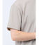 梨地 フェイククルーネック半袖Tシャツ