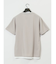 梨地 フェイククルーネック半袖Tシャツ