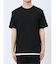 梨地 フェイククルーネック半袖Tシャツ
