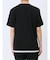 梨地 フェイククルーネック半袖Tシャツ