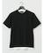 梨地 フェイククルーネック半袖Tシャツ