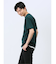 梨地 フェイククルーネック半袖Tシャツ