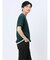 梨地 フェイククルーネック半袖Tシャツ