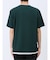 梨地 フェイククルーネック半袖Tシャツ