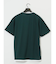 梨地 フェイククルーネック半袖Tシャツ