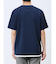 梨地 フェイククルーネック半袖Tシャツ