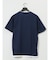 梨地 フェイククルーネック半袖Tシャツ