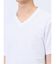 タックボーダー ダブルVネック半袖Ｔシャツ