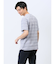 タックボーダー ダブルVネック半袖Ｔシャツ