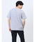 タックボーダー ダブルVネック半袖Ｔシャツ